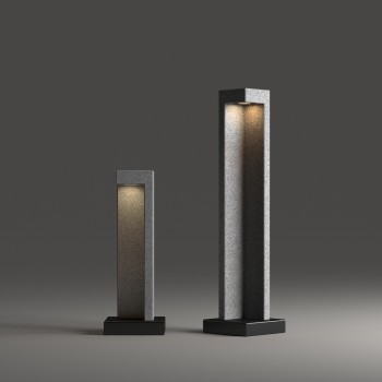 Stalp iluminat gradina LED IP55 TITANO Ideal Lux 246994, H49 cm, 8.5W