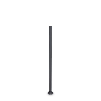 Stalp iluminat gradina LED IP65 JEDI antracit Ideal Lux 306797, H120.5 cm, 19W