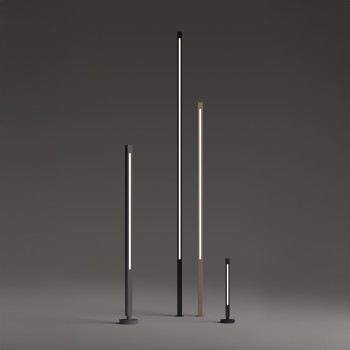 Stalp iluminat gradina LED IP65 JEDI antracit Ideal Lux 306803, H160.5 cm, 25W