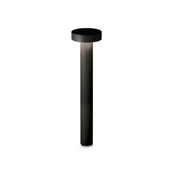 Stalp iluminat gradina IP44 TESLA negru Ideal Lux 316055, H80 cm, 4xG9