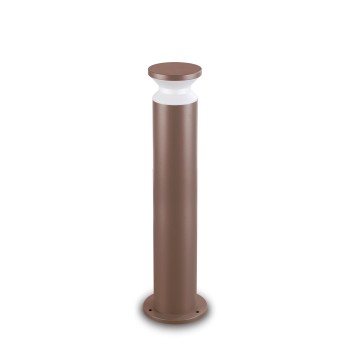 Stalp iluminat gradina IP65 TORRE cafeniu Ideal Lux 321868, H80 cm, 1xE27