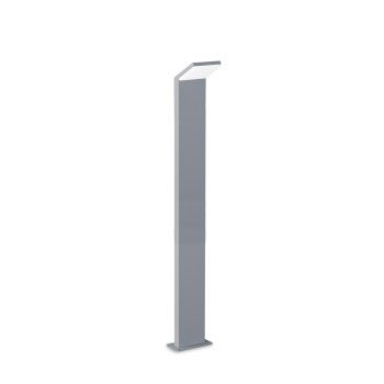 Stalp iluminat gradina LED IP54 STYLE gri Ideal Lux 322384, H100 cm, 8.5W