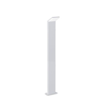 Stalp iluminat gradina LED IP54 STYLE alb Ideal Lux 322483, H100 cm, 8.5W