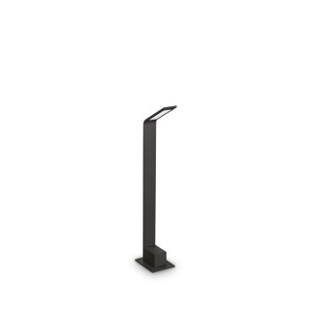 Stalp iluminat gradina LED IP54 AGOS negru Ideal Lux 326696, H60 cm, 6.5W