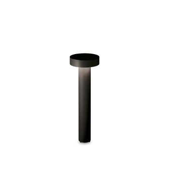Stalp iluminat gradina IP44 TESLA negru Ideal Lux 326917, H60 cm, 4xG9