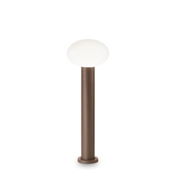 Stalp iluminat gradina IP44 CLIO cafeniu Ideal Lux 328829, H60 cm, 1xE27