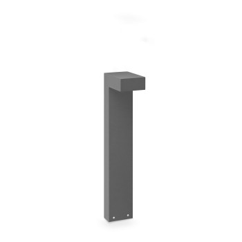 Stalp iluminat gradina LED IP65 SIRIO antracit Ideal Lux 339627, H60 cm, 13W