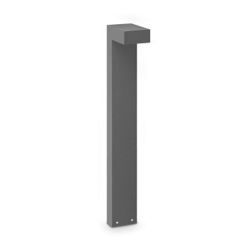 Stalp iluminat gradina LED IP65 SIRIO antracit Ideal Lux 339634, H80 cm, 13W