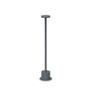 Stalp iluminat gradina LED IP65 TOFFEE antracit Ideal Lux 347776, H50 cm, 8W
