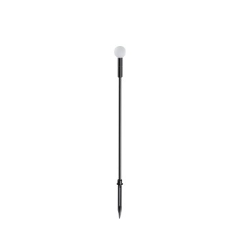 Stalp iluminat gradina LED IP65 TWIGGY negru Ideal Lux 348360, H90 cm, 1.5W