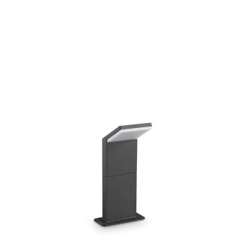 Stalp iluminat gradina LED IP54 STYLE antracit Ideal Lux 364841, H30 cm, 8.5W