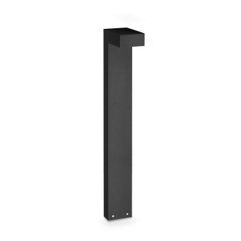 Stalp iluminat gradina LED IP65 SIRIO negru Ideal Lux 365398, H80 cm, 13W