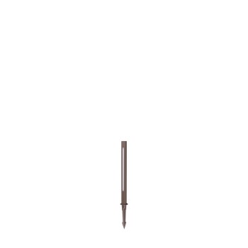 Stalp iluminat gradina LED IP65 JEDI cafeniu Ideal Lux 372259, H40 cm, 7W