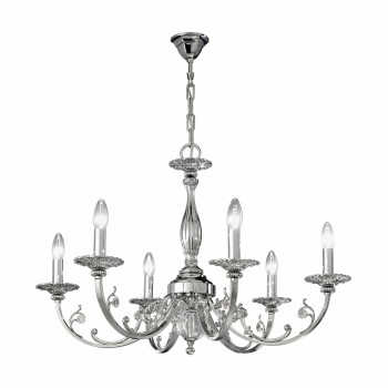 Candelabru PISANI crom Kolarz 0301.86.5, D83 cm, 6xE14