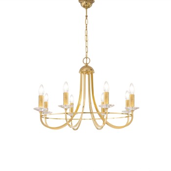 Candelabru IMPERIAL alama Kolarz 330.88.8C, D76 cm, 8xE14