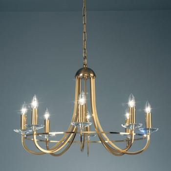 Candelabru IMPERIAL alama Kolarz 330.88.8C, D76 cm, 8xE14