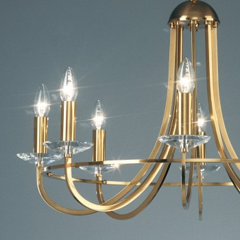 Candelabru IMPERIAL alama Kolarz 330.88.8C, D76 cm, 8xE14