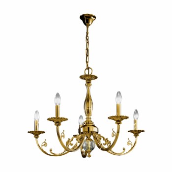 Candelabru PISANI alama antichizata Kolarz 0301.85.4, D83 cm, 5xE14