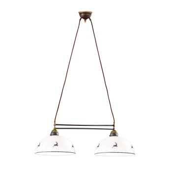Candelabru NONNA alama antichizata Kolarz 731.82.134, 2xE27
