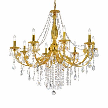 Candelabru PISANI PISANI CRYSTAL Kolarz 1301.88.15.SPT, D101 cm, 8xE14