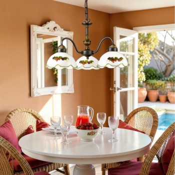 Candelabru NONNA alama antichizata Kolarz 731.83.113, D45 cm, 3xE27