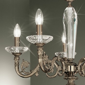 Candelabru CONTARINI alama antichizata Kolarz 0299.85.4, D65 cm, 5xE14