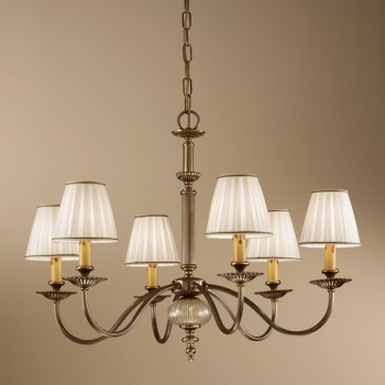 Candelabru ASCOT alama antichizata Kolarz 0195.86.4, D78 cm, 6xE14