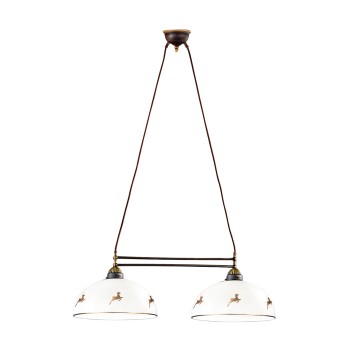 Candelabru NONNA alama antichizata Kolarz 731.82.151, 2xE27