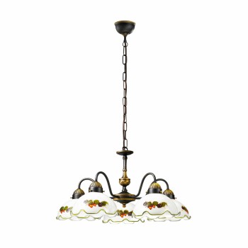 Candelabru NONNA alama antichizata Kolarz 731.85.113, D57 cm, 5xE27