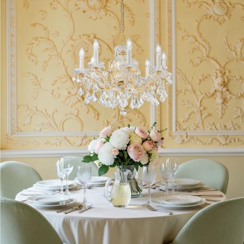 Candelabru MARIA LOUISE Kolarz 3149.88.3.KOT, D66 cm, 8xE14