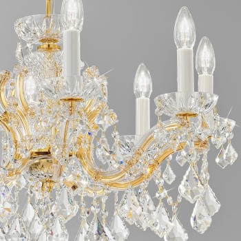 Candelabru MARIA LOUISE Kolarz 3149.88.3.KOT, D66 cm, 8xE14