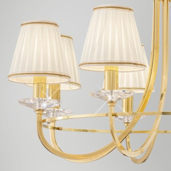 Candelabru IMPERIAL alama Kolarz 330.85.8C, D62 cm, 5xE14
