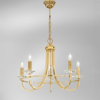 Candelabru IMPERIAL alama Kolarz 330.85.8C, D62 cm, 5xE14