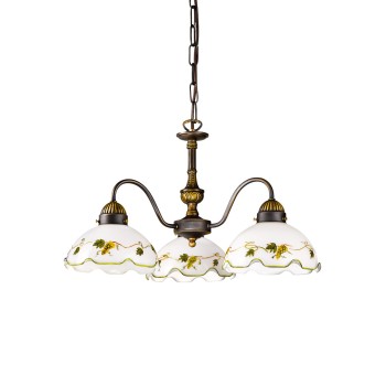 Candelabru NONNA alama antichizata Kolarz 731.83.110, D45 cm, 3xE27