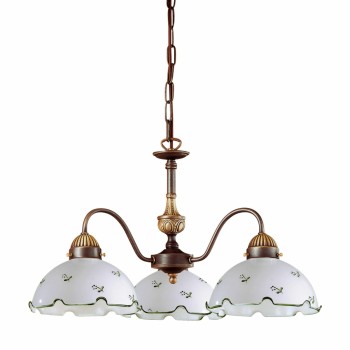 Candelabru NONNA alama antichizata Kolarz 731.83.21, D45 cm, 3xE27