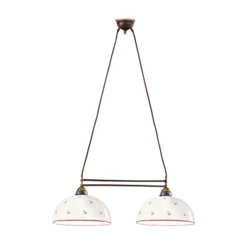 Candelabru NONNA alama antichizata Kolarz 731.82.68, 2xE27