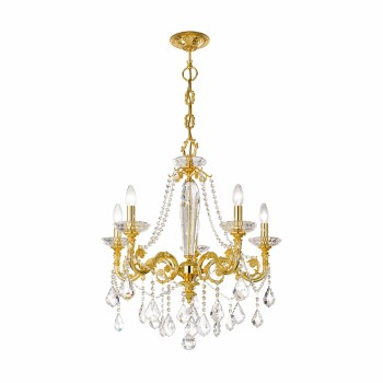 Candelabru CONTARINI CRYSTAL Kolarz 1299.85.3.SPT, D65 cm, 5xE14
