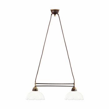 Candelabru NONNA alama antichizata Kolarz 731.82.73, 2xE27