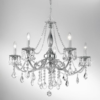 Candelabru PISANI PISANI CRYSTAL Kolarz 1301.85.5.SPT, D83 cm, 5xE14