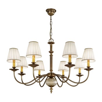 Candelabru ASCOT alama antichizata Kolarz 0195.88.4, D95 cm, 8xE14