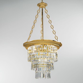 Candelabru MILORD CRYSTAL Kolarz 0346.34.15, D50 cm, 4xE27