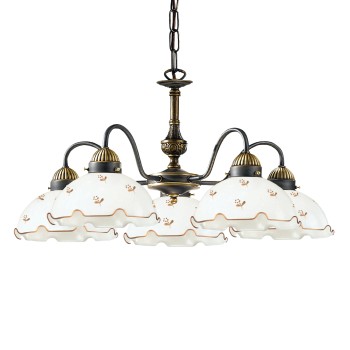 Candelabru NONNA alama antichizata Kolarz 731.85.160, D57 cm, 5xE27