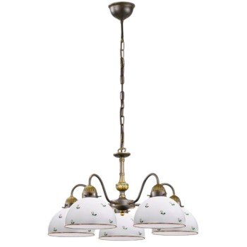 Candelabru NONNA alama antichizata Kolarz 731.85.69, D57 cm, 5xE27
