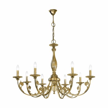 Candelabru PISANI alama antichizata Kolarz 0301.88.4, D101 cm, 8xE14