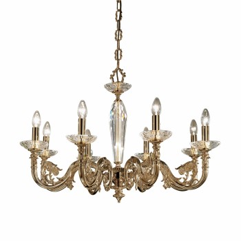 Candelabru CONTARINI alama antichizata Kolarz 0299.88.4, D85 cm, 8xE14