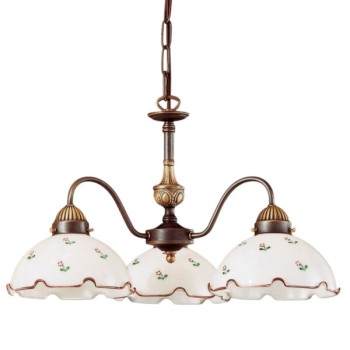 Candelabru NONNA alama antichizata Kolarz 731.83.70, D45 cm, 3xE27
