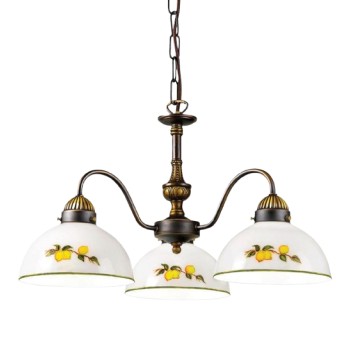 Candelabru NONNA alama antichizata Kolarz 731.83.126, D45 cm, 3xE27