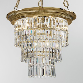 Candelabru MILORD CRYSTAL Kolarz 0346.34.4, D50 cm, 4xE27