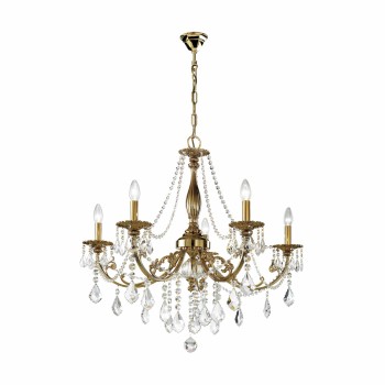 Candelabru PISANI PISANI CRYSTAL Kolarz 1301.85.4.SPT, D83 cm, 5xE14