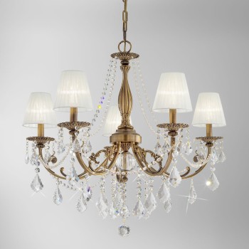 Candelabru PISANI PISANI CRYSTAL Kolarz 1301.85.4.SPT, D83 cm, 5xE14